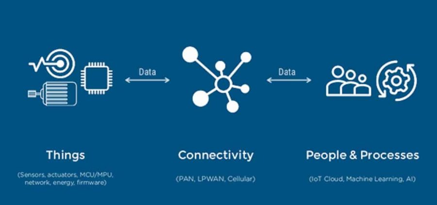 How do IoT devices connect?
