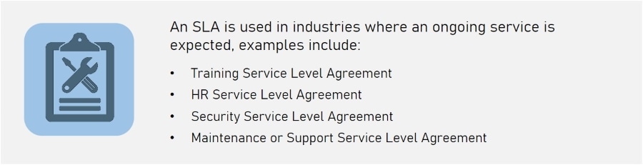 Service Level Agreement Best Practices - Where can you expect an SLA